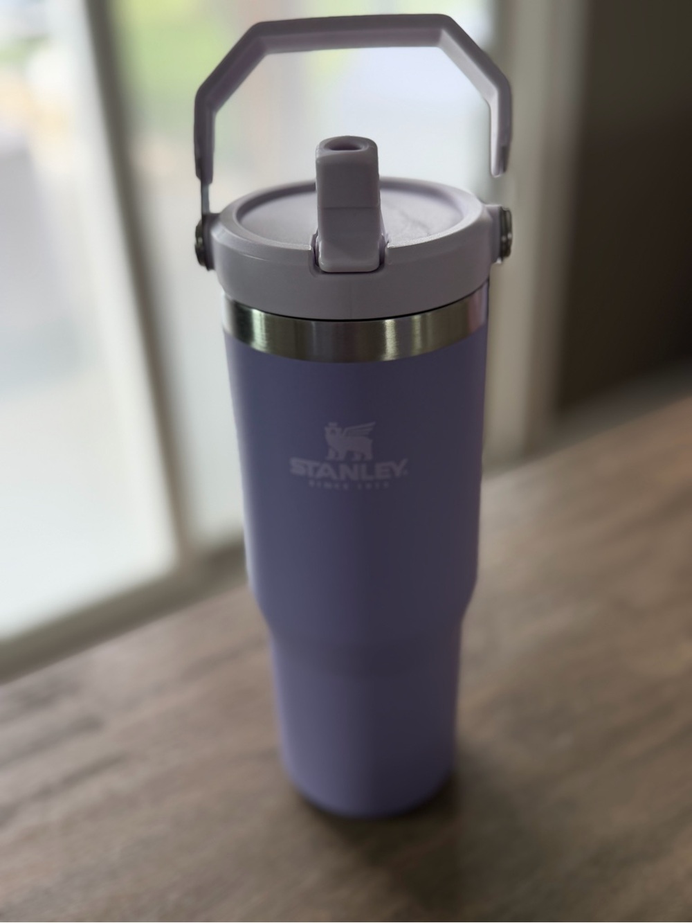 Stanley Purple Travel Tumbler with Foldable Handle